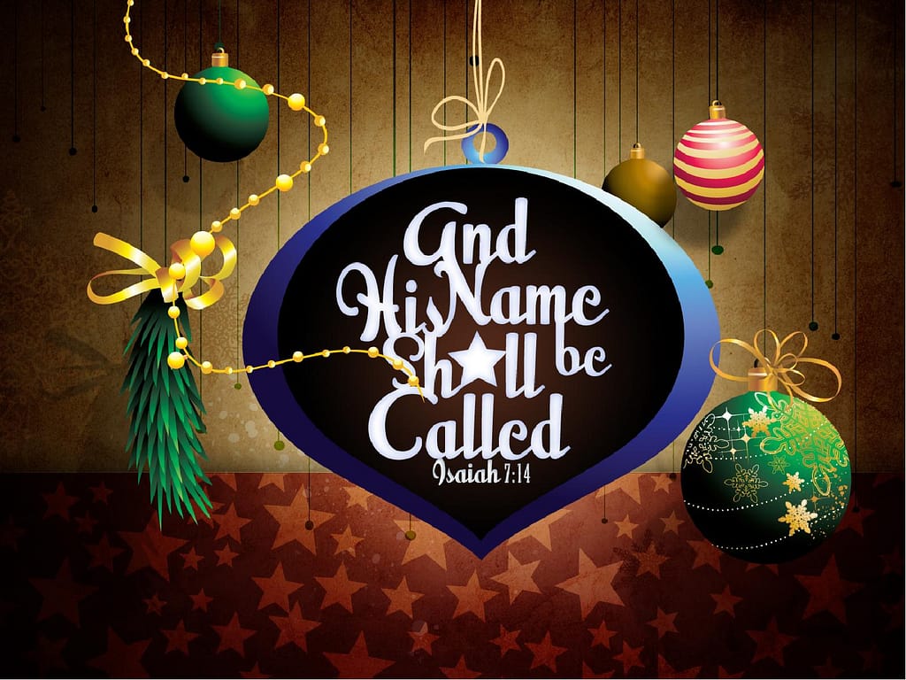 Christmas Decorations PowerPoint Template
