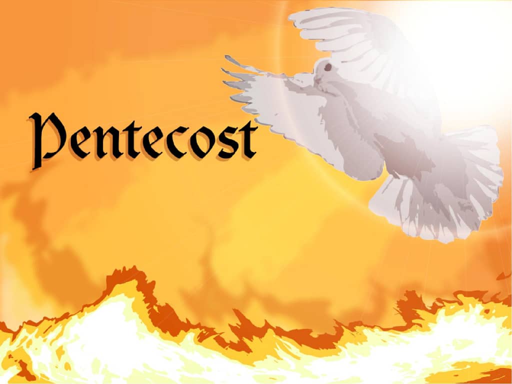 Pentecost with Dove and Fire