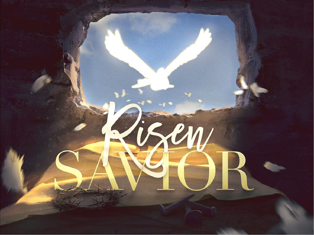 Risen Savior Easter PowerPoint Template