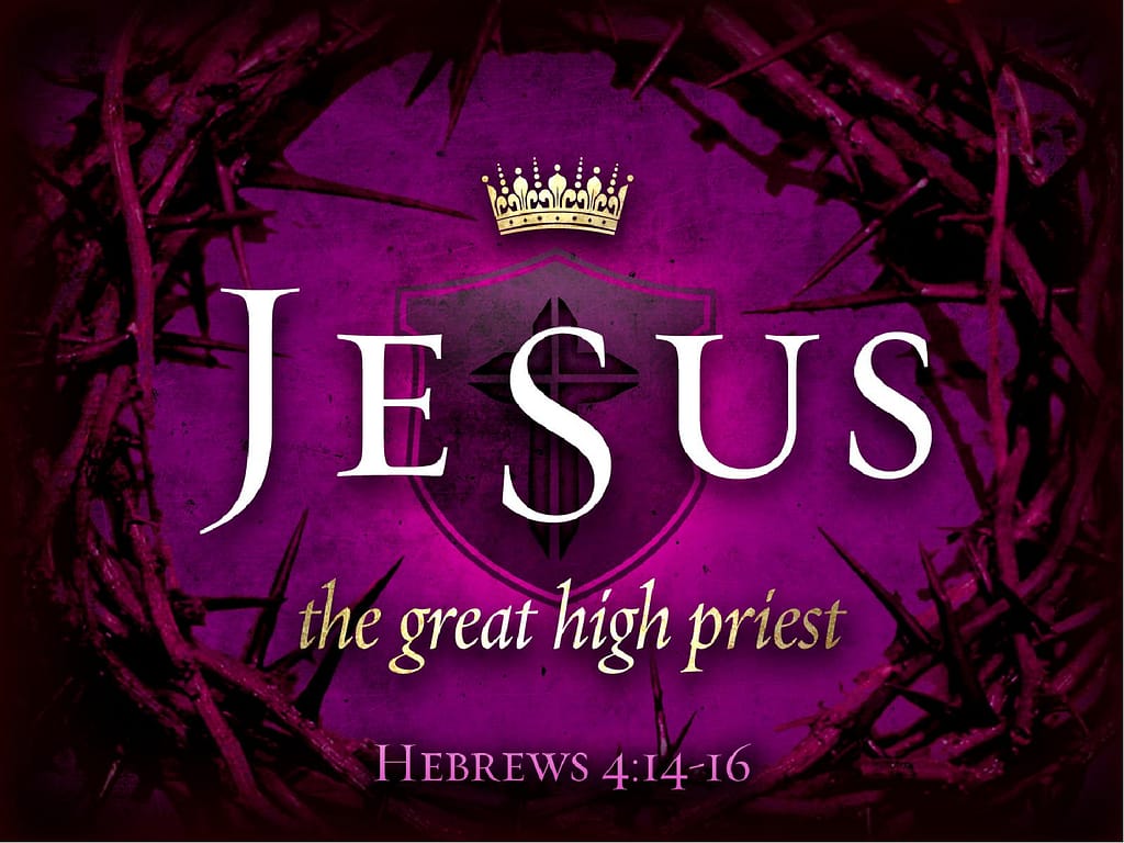 Jesus High Priest Resurrection Easter PowerPoint Template
