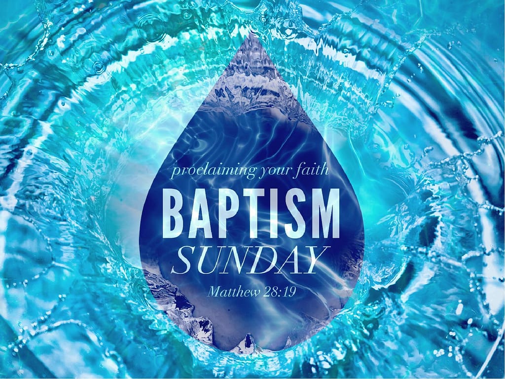 Baptism Sunday Christian PowerPoint