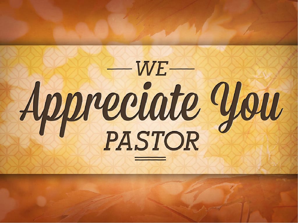 Pastor Appreciation Day Christian PowerPoint