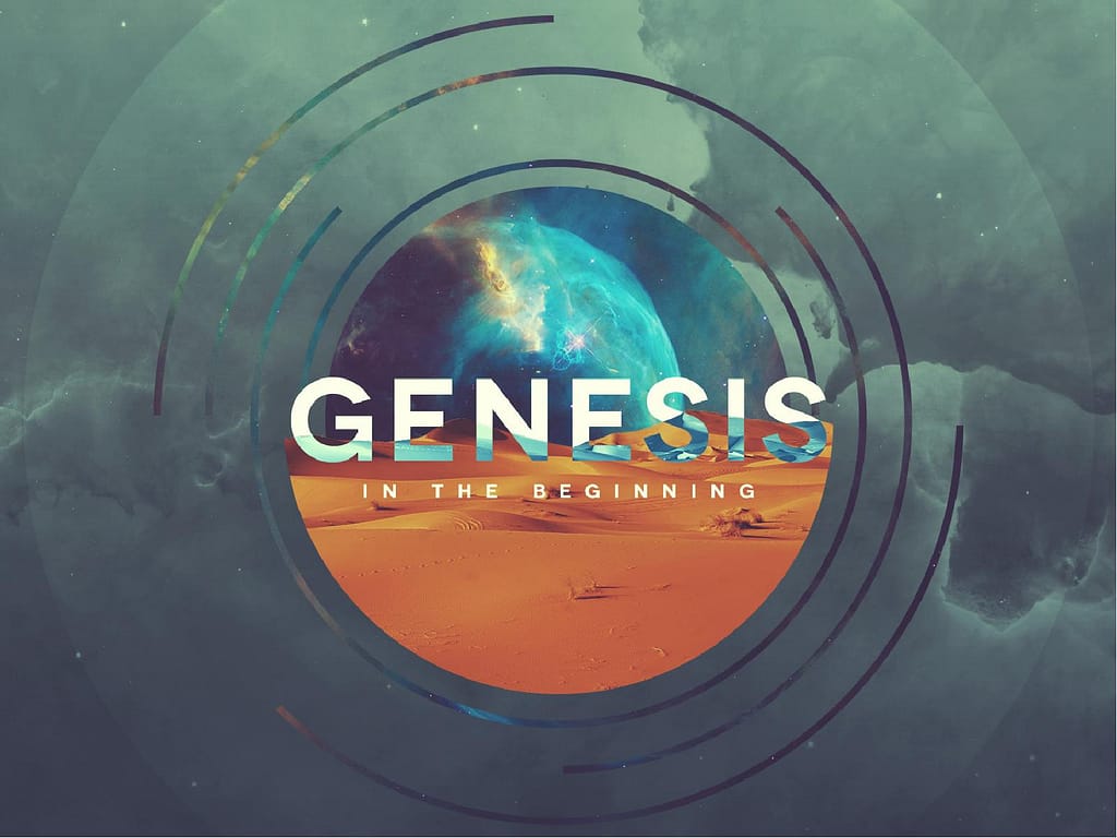 Genesis In The Beginning Sermon Graphic