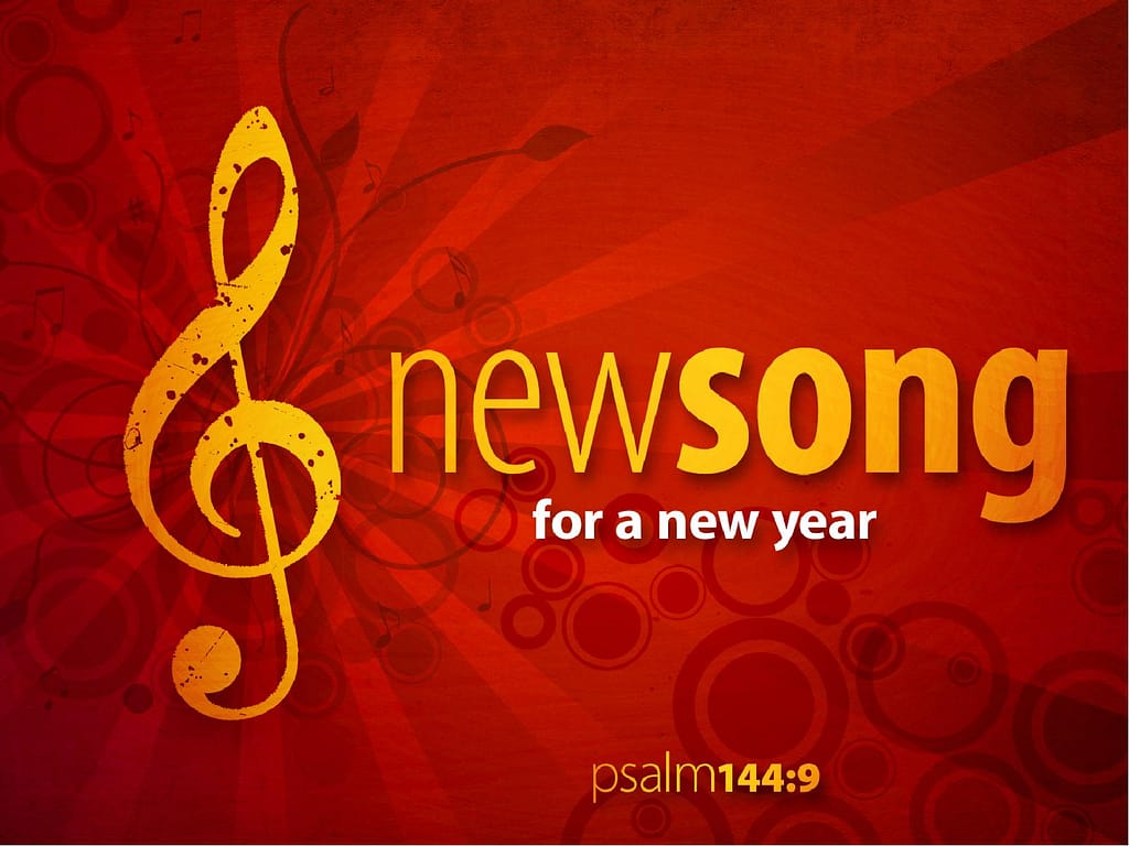 New Song New Year PowerPoint Template
