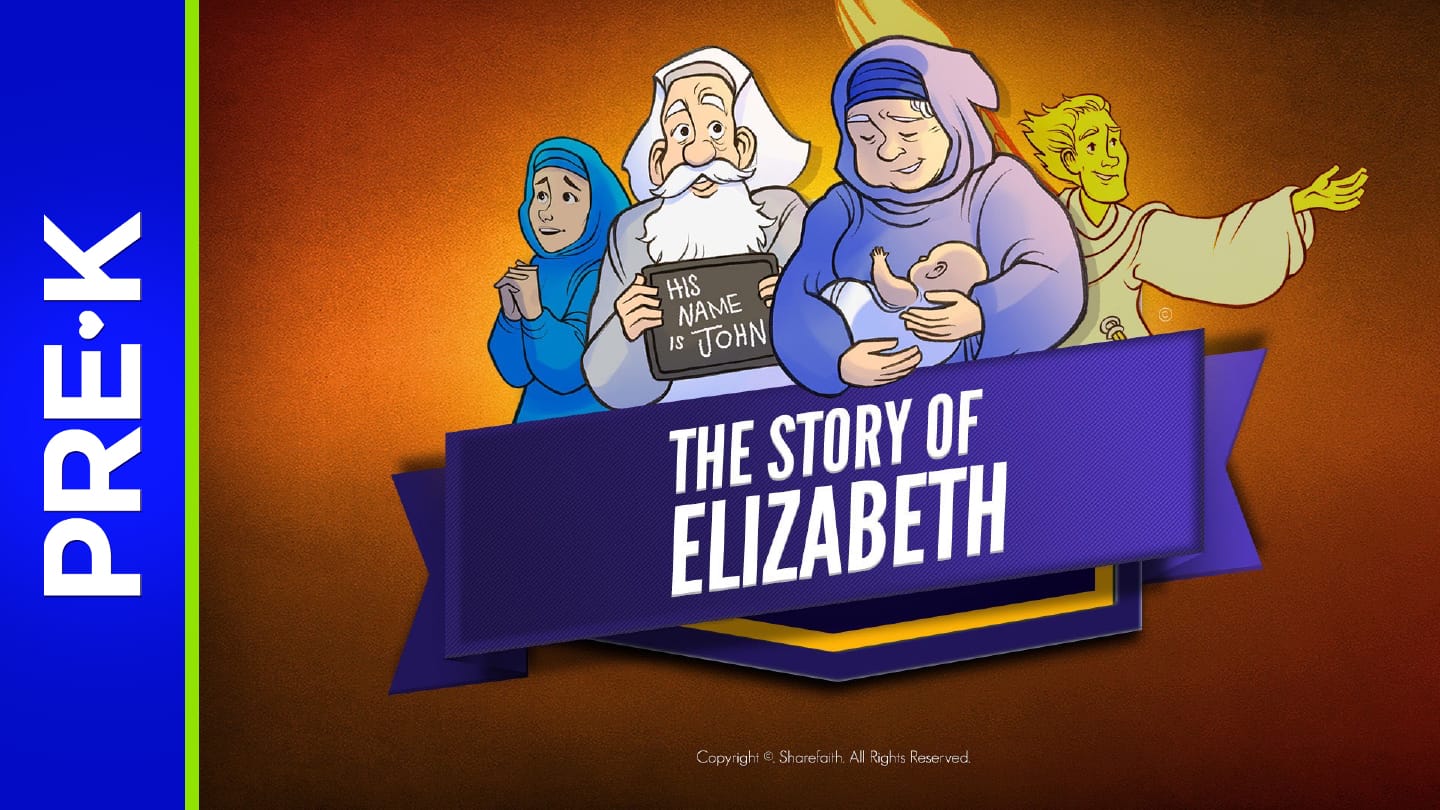 Luke 1 The Story of Elizabeth Preschool Bible Video