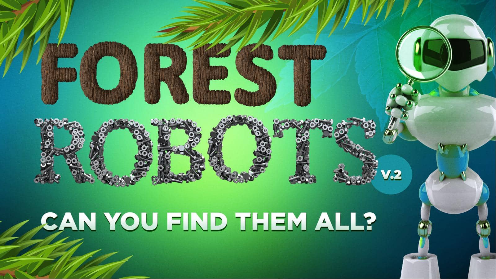 Forest Robots PowerPoint Game Volume 2