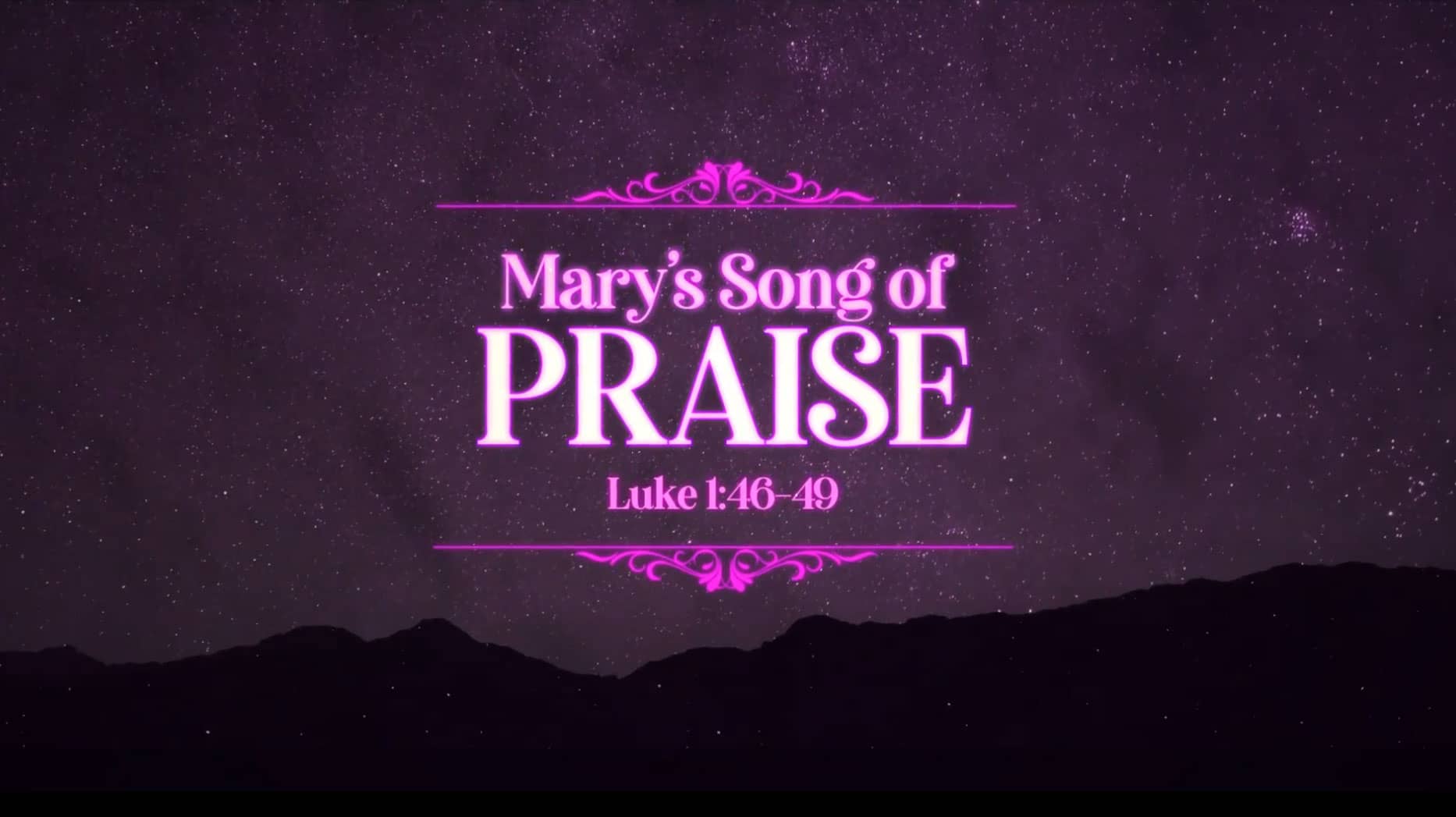 Mary's Song of Praise Christmas Worship Video For Kids