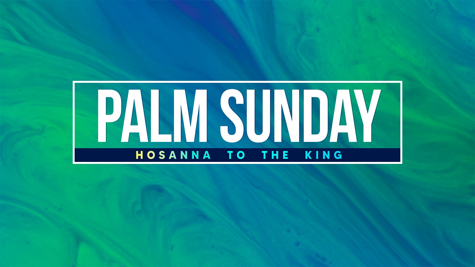 Palm Sunday Paint Collection: Palm Sunday