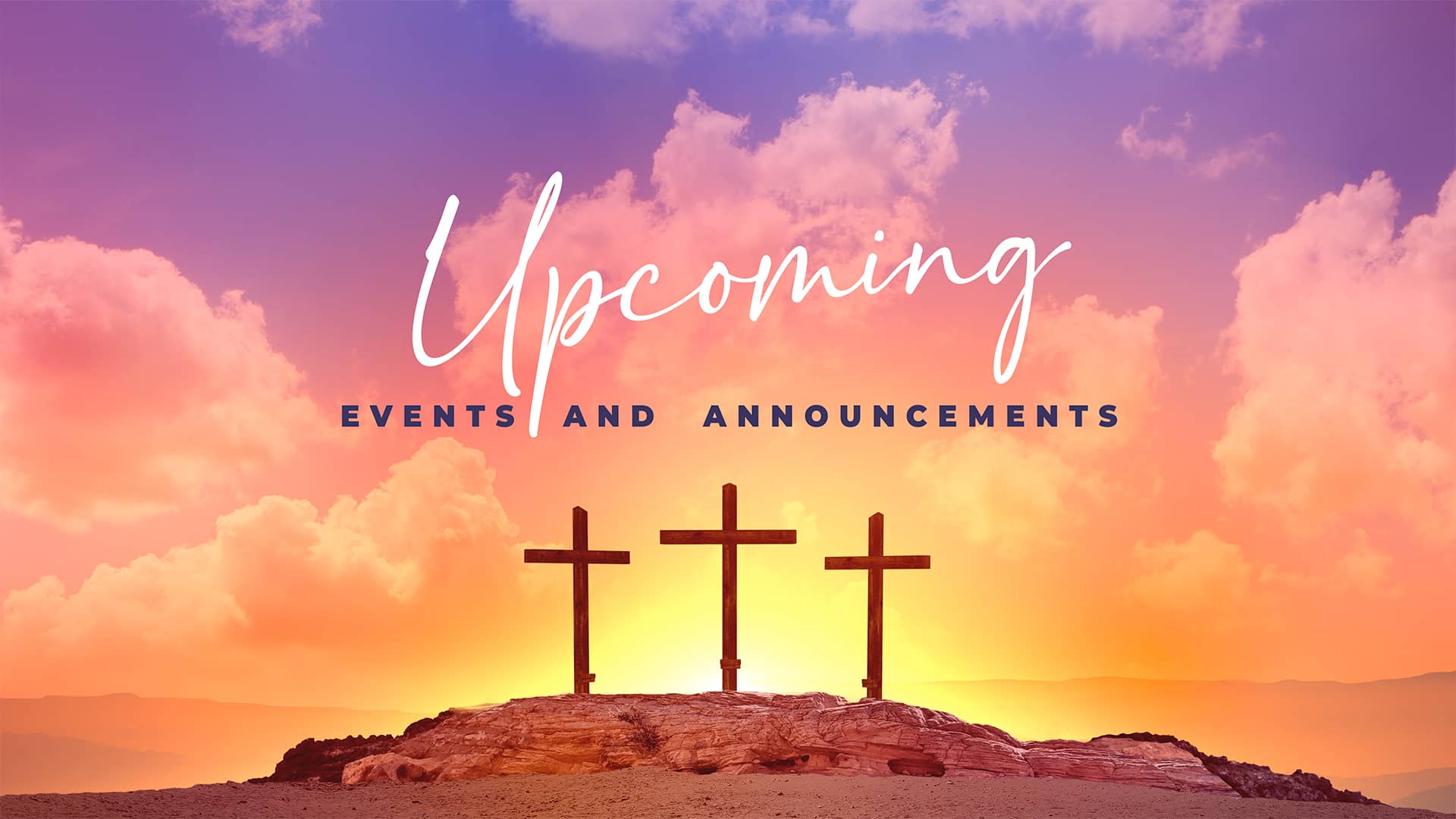 Easter Sunday Collection: Announcements