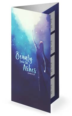 Beauty From The Ashes Sermon Trifold Bulletin
