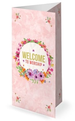 Happy Mother's Day Thank You Mom Trifold Bulletin Cover