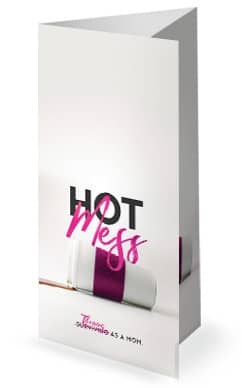 Hot Mess Thriving As A Mom Mother's Day Trifold Bulletin