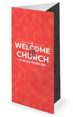 Relationship Goals Red Church Trifold Bulletin