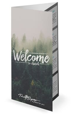 Forest Welcome Church Trifold Bulletin