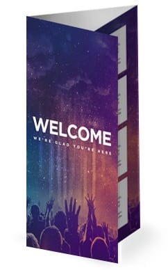 Be Lifted High Church Trifold Bulletin