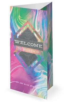 Limitless Sermon Series Church Trifold Bulletin Template