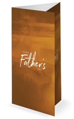 Father's Day 2022 Trifold Church Bulletin