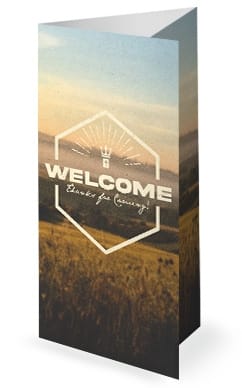 Authentic: A Study in the Book of James Trifold Bulletin Cover