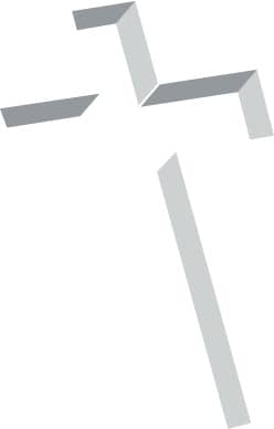 Inlay Cross in Shades of Gray