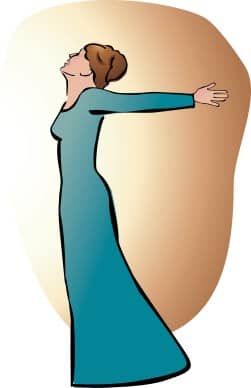 Mary and the Annunciation Clipart