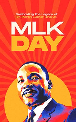 MLK Day: Bifold Bulletin Cover