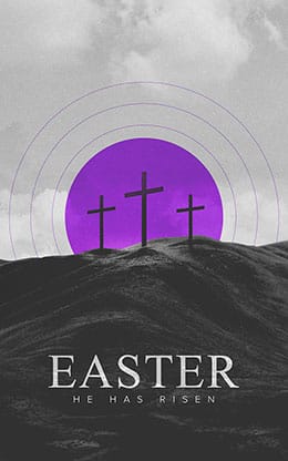 Easter Hills: Bifold Bulletin Cover