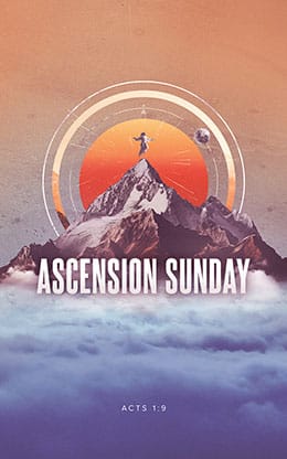 Ascension Sunday: Bifold Bulletin Cover