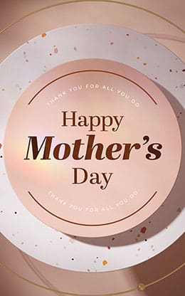 Mother's Day Terrazzo: Bifold Bulletin Cover