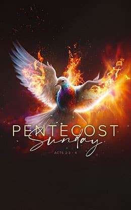 Pentecost Sunday: Bifold Bulletin Cover