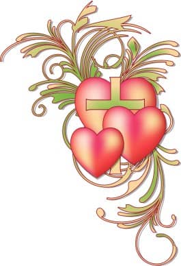 Valentines Day Heart Flourish