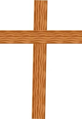Cross Made of Cut Boards