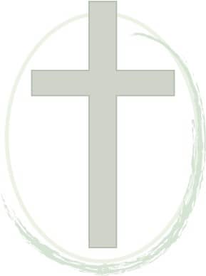 Cross with Brushstroke Wave