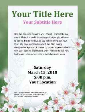 Happy Mothers Day Flyer Design
