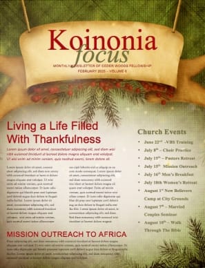 The Gift of Christmas Ministry Newsletter