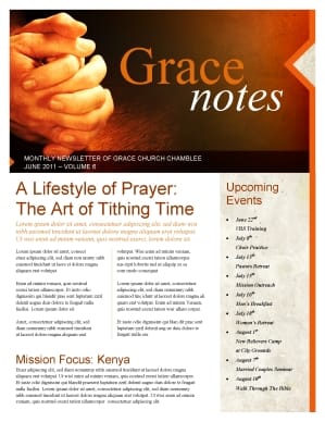 Prayer Church Newsletter