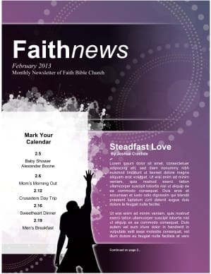 Church Lent Newsletter
