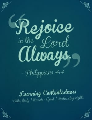 Rejoice in the Lord Ministry Flyer