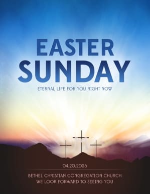 Resurrection Sunday Ministry Flyer