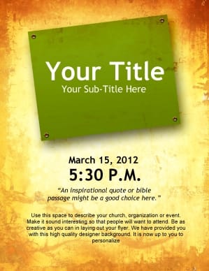 Resurrection Sunday Flyer