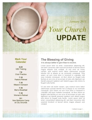 Almsgiving Church Newsletter