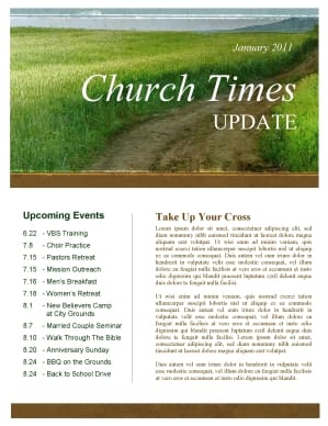 The Path Church Newsletter Template