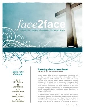Amazing Grace Church Newsletter