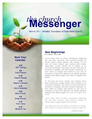 New Beginning Church Newsletter