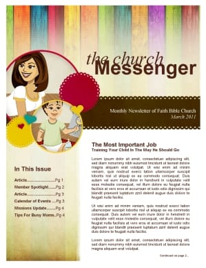 Mother's Day Church Newsletter