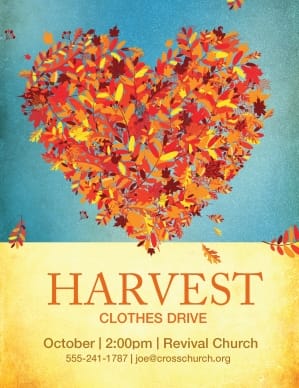 Harvest Clothes Drive