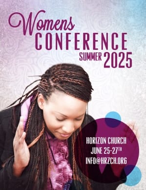 Womens Conference Flyer Templates for Church