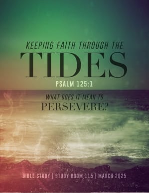 Faith Through Tides Christian Flyer