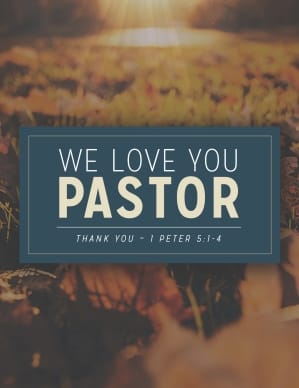 Pastor Appreciation Christian Flyer