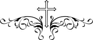 Decorative Black Cross