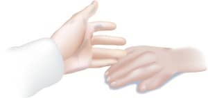 Reaching Hands